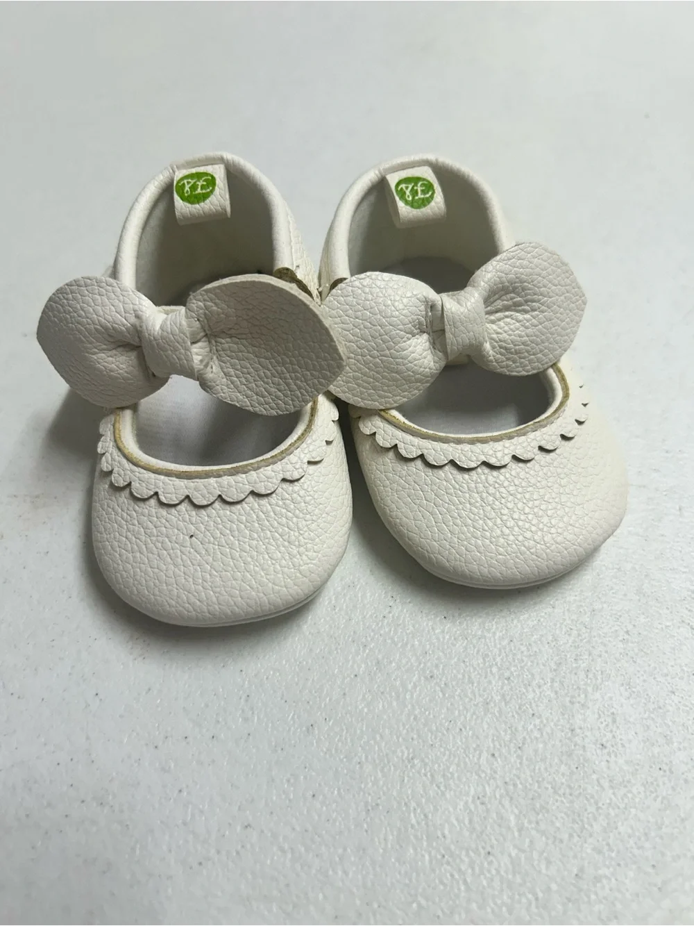 Classic White Baby Bow Mary Jane Shoes